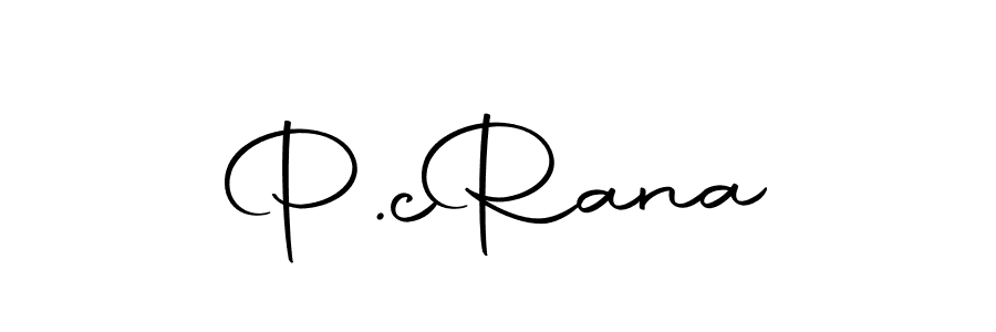 Use a signature maker to create a handwritten signature online. With this signature software, you can design (Autography-DOLnW) your own signature for name P.c  Rana. P.c  Rana signature style 10 images and pictures png