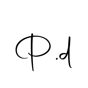 The best way (Autography-DOLnW) to make a short signature is to pick only two or three words in your name. The name P.d include a total of six letters. For converting this name. P.d signature style 10 images and pictures png