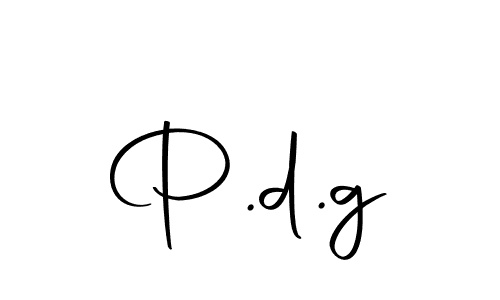 Create a beautiful signature design for name P.d.g. With this signature (Autography-DOLnW) fonts, you can make a handwritten signature for free. P.d.g signature style 10 images and pictures png