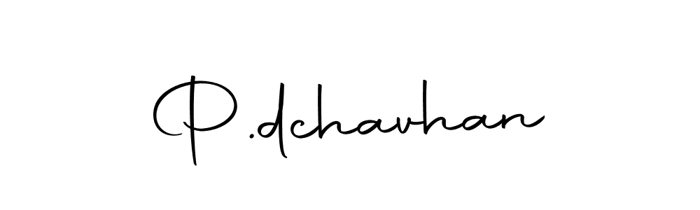 Make a beautiful signature design for name P.dchavhan. With this signature (Autography-DOLnW) style, you can create a handwritten signature for free. P.dchavhan signature style 10 images and pictures png