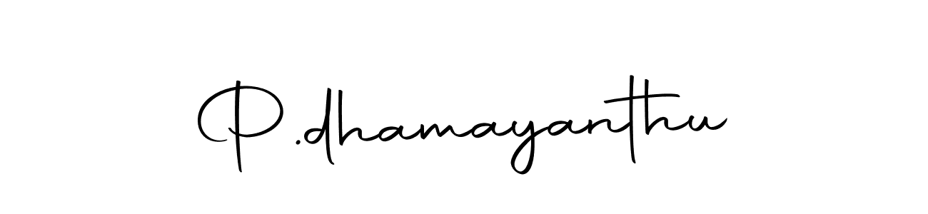 Similarly Autography-DOLnW is the best handwritten signature design. Signature creator online .You can use it as an online autograph creator for name P.dhamayanthu. P.dhamayanthu signature style 10 images and pictures png