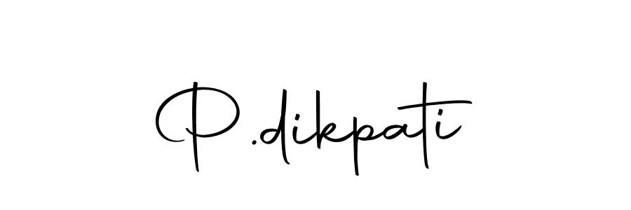 The best way (Autography-DOLnW) to make a short signature is to pick only two or three words in your name. The name P.dikpati include a total of six letters. For converting this name. P.dikpati signature style 10 images and pictures png