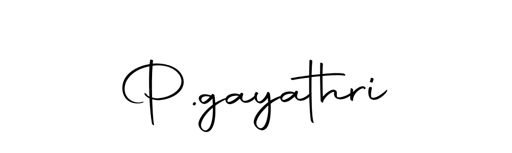 How to make P.gayathri name signature. Use Autography-DOLnW style for creating short signs online. This is the latest handwritten sign. P.gayathri signature style 10 images and pictures png