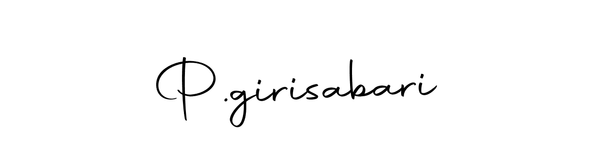 Make a beautiful signature design for name P.girisabari. Use this online signature maker to create a handwritten signature for free. P.girisabari signature style 10 images and pictures png