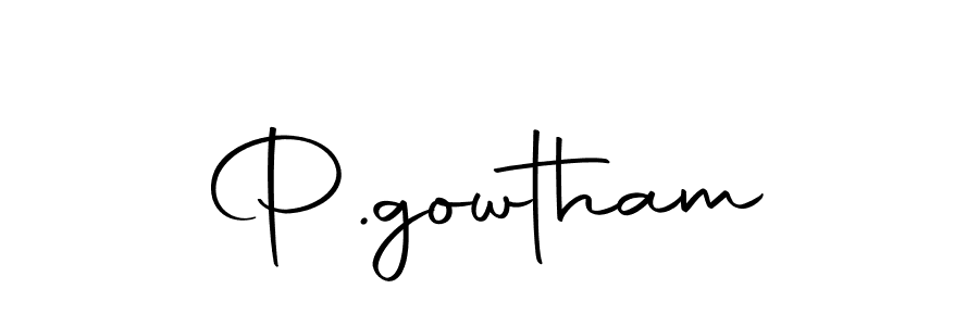 You can use this online signature creator to create a handwritten signature for the name P.gowtham. This is the best online autograph maker. P.gowtham signature style 10 images and pictures png