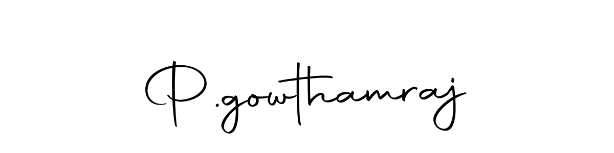 How to make P.gowthamraj signature? Autography-DOLnW is a professional autograph style. Create handwritten signature for P.gowthamraj name. P.gowthamraj signature style 10 images and pictures png