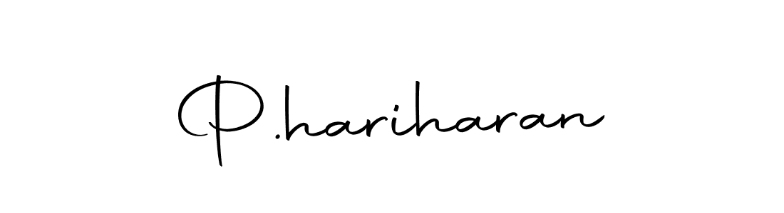 You should practise on your own different ways (Autography-DOLnW) to write your name (P.hariharan) in signature. don't let someone else do it for you. P.hariharan signature style 10 images and pictures png
