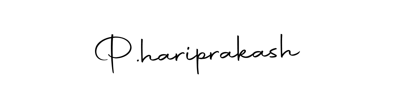 How to make P.hariprakash name signature. Use Autography-DOLnW style for creating short signs online. This is the latest handwritten sign. P.hariprakash signature style 10 images and pictures png