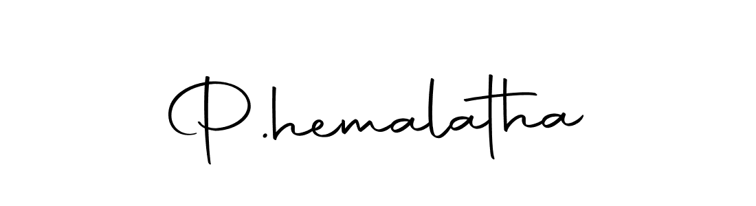 Design your own signature with our free online signature maker. With this signature software, you can create a handwritten (Autography-DOLnW) signature for name P.hemalatha. P.hemalatha signature style 10 images and pictures png