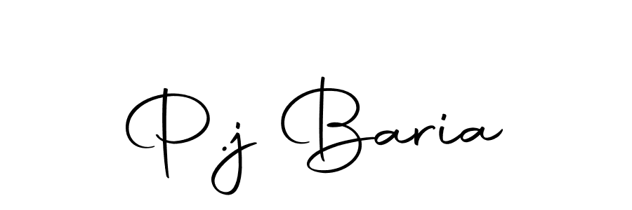 Best and Professional Signature Style for P.j Baria. Autography-DOLnW Best Signature Style Collection. P.j Baria signature style 10 images and pictures png