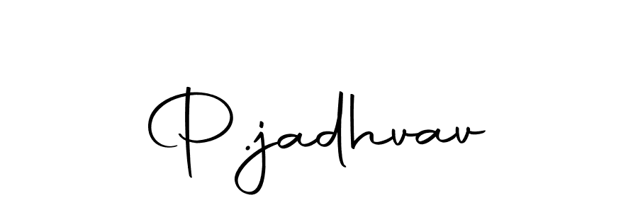 How to make P.jadhvav signature? Autography-DOLnW is a professional autograph style. Create handwritten signature for P.jadhvav name. P.jadhvav signature style 10 images and pictures png