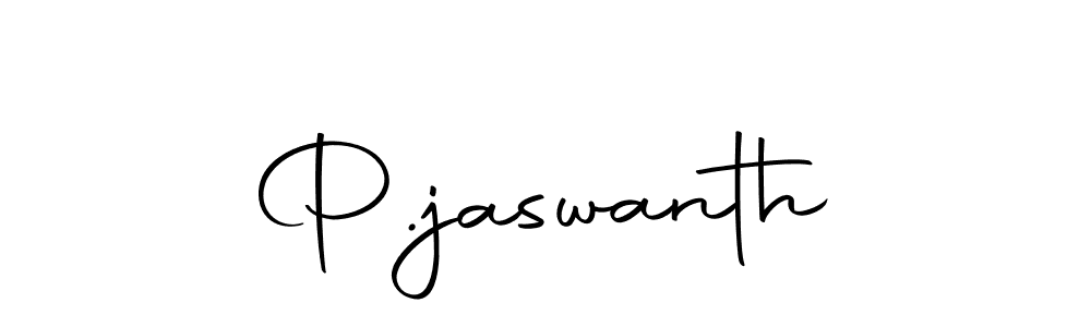 How to make P.jaswanth name signature. Use Autography-DOLnW style for creating short signs online. This is the latest handwritten sign. P.jaswanth signature style 10 images and pictures png