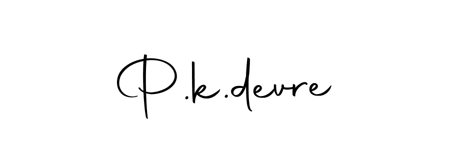 Make a beautiful signature design for name P.k.devre. With this signature (Autography-DOLnW) style, you can create a handwritten signature for free. P.k.devre signature style 10 images and pictures png