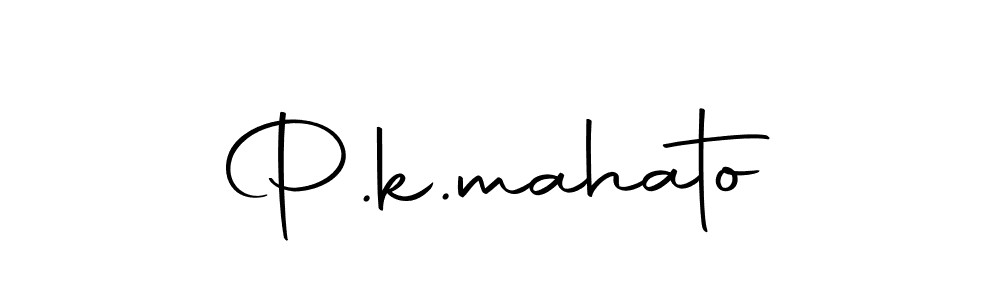 Design your own signature with our free online signature maker. With this signature software, you can create a handwritten (Autography-DOLnW) signature for name P.k.mahato. P.k.mahato signature style 10 images and pictures png