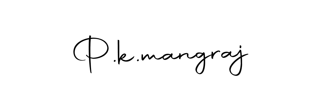 Design your own signature with our free online signature maker. With this signature software, you can create a handwritten (Autography-DOLnW) signature for name P.k.mangraj. P.k.mangraj signature style 10 images and pictures png