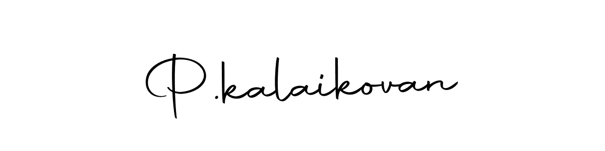 P.kalaikovan stylish signature style. Best Handwritten Sign (Autography-DOLnW) for my name. Handwritten Signature Collection Ideas for my name P.kalaikovan. P.kalaikovan signature style 10 images and pictures png