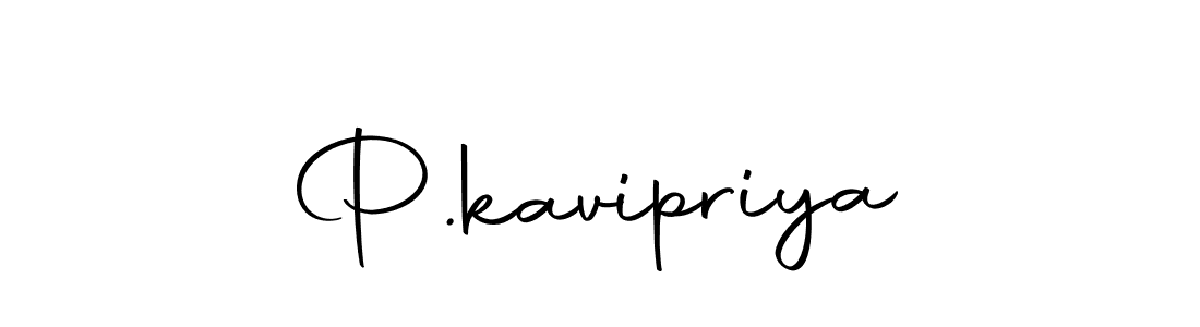 Create a beautiful signature design for name P.kavipriya. With this signature (Autography-DOLnW) fonts, you can make a handwritten signature for free. P.kavipriya signature style 10 images and pictures png