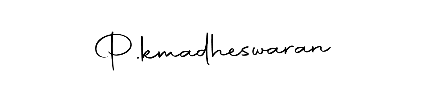 P.kmadheswaran stylish signature style. Best Handwritten Sign (Autography-DOLnW) for my name. Handwritten Signature Collection Ideas for my name P.kmadheswaran. P.kmadheswaran signature style 10 images and pictures png