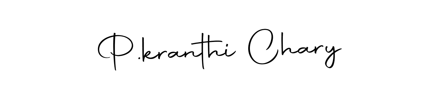 Autography-DOLnW is a professional signature style that is perfect for those who want to add a touch of class to their signature. It is also a great choice for those who want to make their signature more unique. Get P.kranthi Chary name to fancy signature for free. P.kranthi Chary signature style 10 images and pictures png