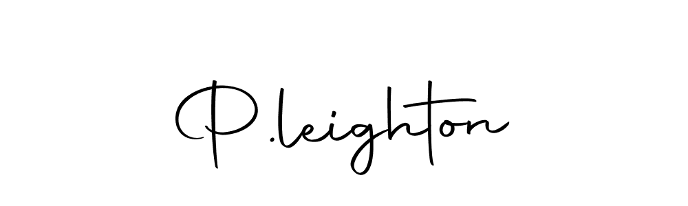 You should practise on your own different ways (Autography-DOLnW) to write your name (P.leighton) in signature. don't let someone else do it for you. P.leighton signature style 10 images and pictures png