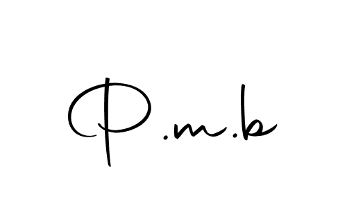 Here are the top 10 professional signature styles for the name P.m.b. These are the best autograph styles you can use for your name. P.m.b signature style 10 images and pictures png