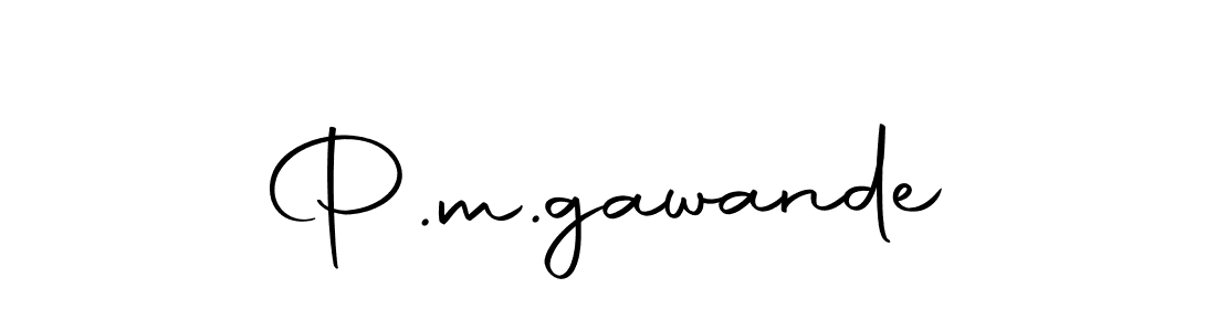 How to make P.m.gawande name signature. Use Autography-DOLnW style for creating short signs online. This is the latest handwritten sign. P.m.gawande signature style 10 images and pictures png