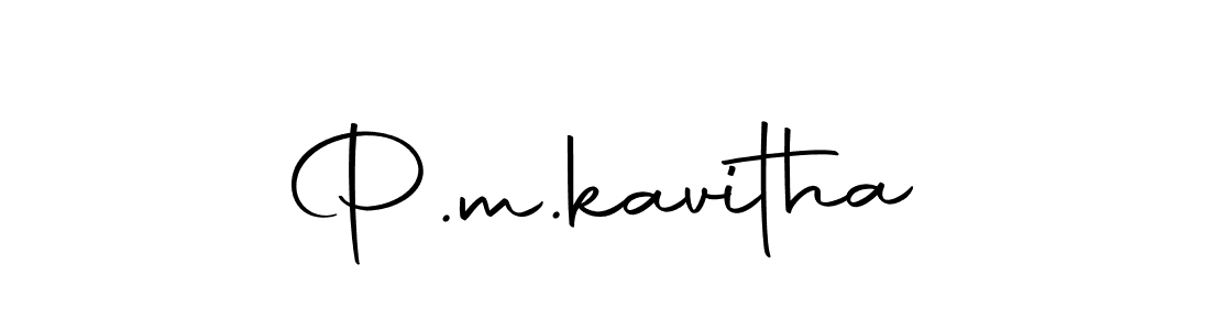 You can use this online signature creator to create a handwritten signature for the name P.m.kavitha. This is the best online autograph maker. P.m.kavitha signature style 10 images and pictures png