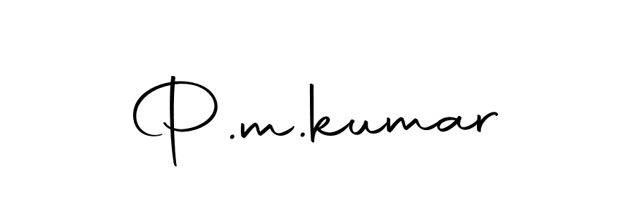 Make a beautiful signature design for name P.m.kumar. With this signature (Autography-DOLnW) style, you can create a handwritten signature for free. P.m.kumar signature style 10 images and pictures png