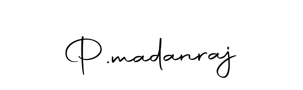 Make a beautiful signature design for name P.madanraj. Use this online signature maker to create a handwritten signature for free. P.madanraj signature style 10 images and pictures png