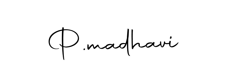 Make a beautiful signature design for name P.madhavi. Use this online signature maker to create a handwritten signature for free. P.madhavi signature style 10 images and pictures png