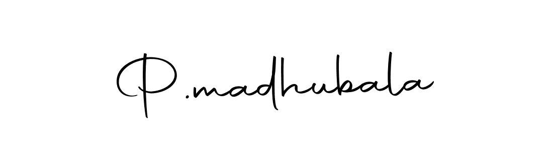 Make a beautiful signature design for name P.madhubala. Use this online signature maker to create a handwritten signature for free. P.madhubala signature style 10 images and pictures png