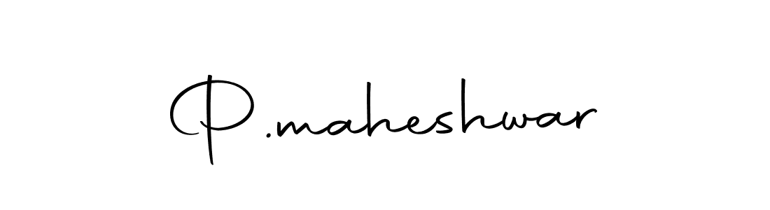 You can use this online signature creator to create a handwritten signature for the name P.maheshwar. This is the best online autograph maker. P.maheshwar signature style 10 images and pictures png