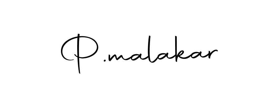 Make a beautiful signature design for name P.malakar. With this signature (Autography-DOLnW) style, you can create a handwritten signature for free. P.malakar signature style 10 images and pictures png