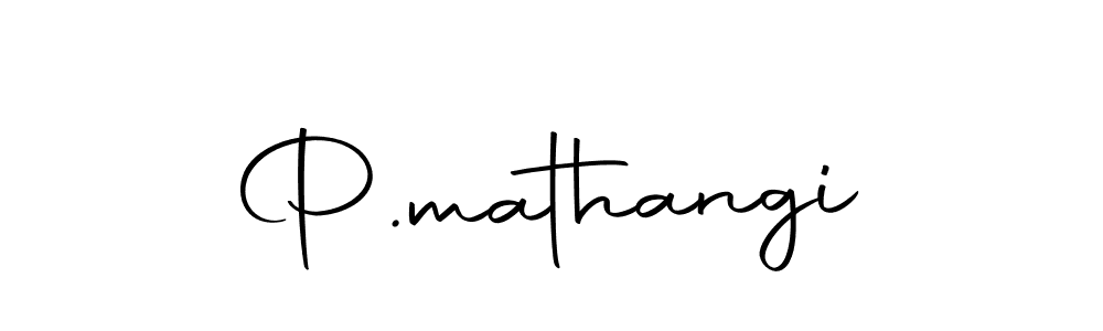 P.mathangi stylish signature style. Best Handwritten Sign (Autography-DOLnW) for my name. Handwritten Signature Collection Ideas for my name P.mathangi. P.mathangi signature style 10 images and pictures png