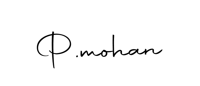 Also we have P.mohan name is the best signature style. Create professional handwritten signature collection using Autography-DOLnW autograph style. P.mohan signature style 10 images and pictures png