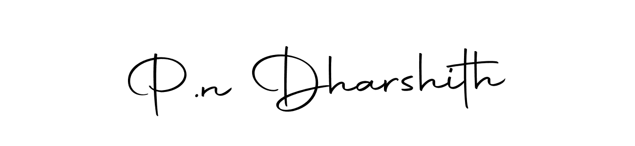 The best way (Autography-DOLnW) to make a short signature is to pick only two or three words in your name. The name P.n Dharshith include a total of six letters. For converting this name. P.n Dharshith signature style 10 images and pictures png