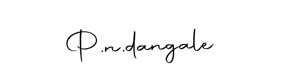 Create a beautiful signature design for name P.n.dangale. With this signature (Autography-DOLnW) fonts, you can make a handwritten signature for free. P.n.dangale signature style 10 images and pictures png