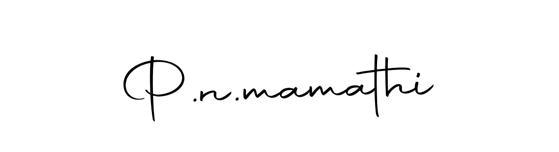 You should practise on your own different ways (Autography-DOLnW) to write your name (P.n.mamathi) in signature. don't let someone else do it for you. P.n.mamathi signature style 10 images and pictures png