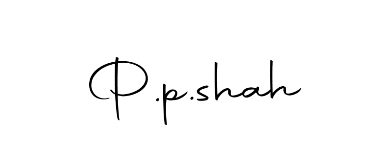 How to make P.p.shah name signature. Use Autography-DOLnW style for creating short signs online. This is the latest handwritten sign. P.p.shah signature style 10 images and pictures png