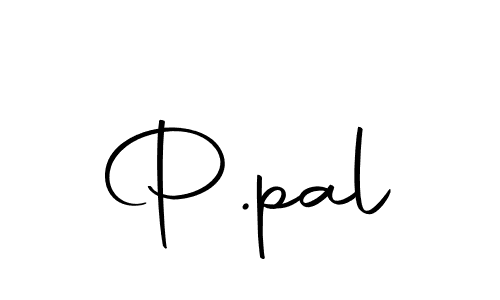 Create a beautiful signature design for name P.pal. With this signature (Autography-DOLnW) fonts, you can make a handwritten signature for free. P.pal signature style 10 images and pictures png