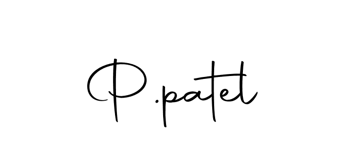 Design your own signature with our free online signature maker. With this signature software, you can create a handwritten (Autography-DOLnW) signature for name P.patel. P.patel signature style 10 images and pictures png