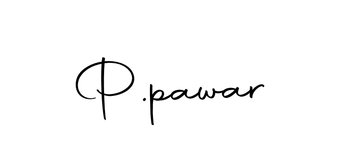 You should practise on your own different ways (Autography-DOLnW) to write your name (P.pawar) in signature. don't let someone else do it for you. P.pawar signature style 10 images and pictures png