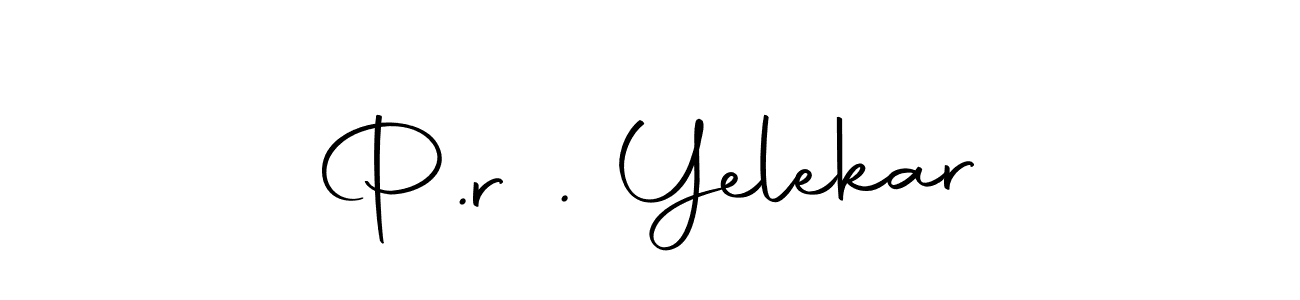 Also we have P.r . Yelekar name is the best signature style. Create professional handwritten signature collection using Autography-DOLnW autograph style. P.r . Yelekar signature style 10 images and pictures png