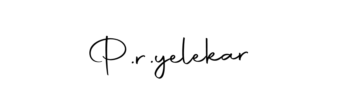 Use a signature maker to create a handwritten signature online. With this signature software, you can design (Autography-DOLnW) your own signature for name P.r.yelekar. P.r.yelekar signature style 10 images and pictures png