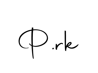 How to make P.rk signature? Autography-DOLnW is a professional autograph style. Create handwritten signature for P.rk name. P.rk signature style 10 images and pictures png