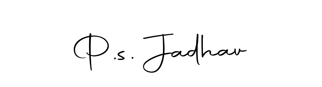 Best and Professional Signature Style for P.s. Jadhav. Autography-DOLnW Best Signature Style Collection. P.s. Jadhav signature style 10 images and pictures png