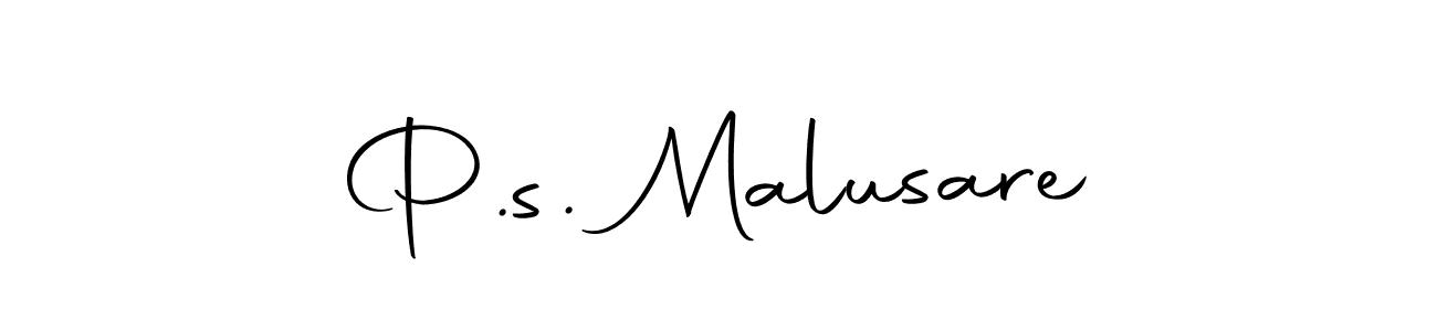 How to Draw P.s. Malusare signature style? Autography-DOLnW is a latest design signature styles for name P.s. Malusare. P.s. Malusare signature style 10 images and pictures png