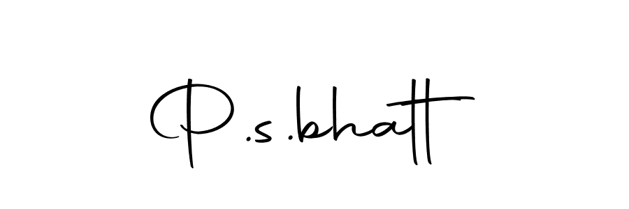 You can use this online signature creator to create a handwritten signature for the name P.s.bhatt. This is the best online autograph maker. P.s.bhatt signature style 10 images and pictures png