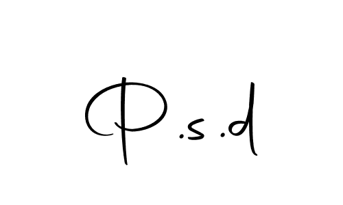 Also we have P.s.d name is the best signature style. Create professional handwritten signature collection using Autography-DOLnW autograph style. P.s.d signature style 10 images and pictures png