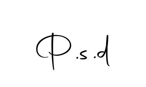 How to make P.s.d name signature. Use Autography-DOLnW style for creating short signs online. This is the latest handwritten sign. P.s.d signature style 10 images and pictures png